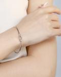 0.07ct 18K Gold Diamond Bangle GDTC 18kt Yellow Gold Bangle Bracelet