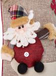 3PCS 17.5" Christmas Stocking Classic Large Stockings Xmas Character for Family