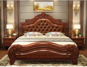 Quality Modern Upholstered Platform Bed , Contemporary Wooden Home Furniture Beds wholesale