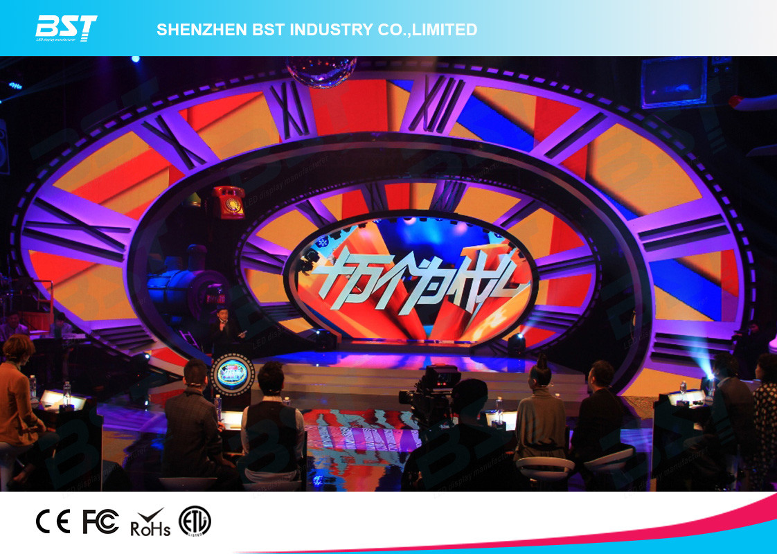 500*1000Mm full color led screen rental or fixed installation die casting aluminum