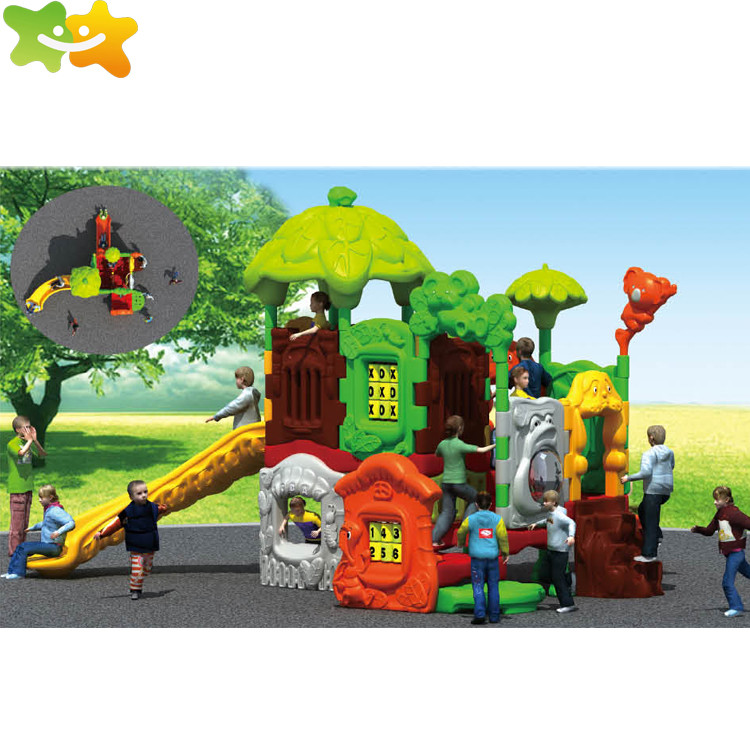 Outdoor Playground Toys Amusement Park Plastic Slide For Children