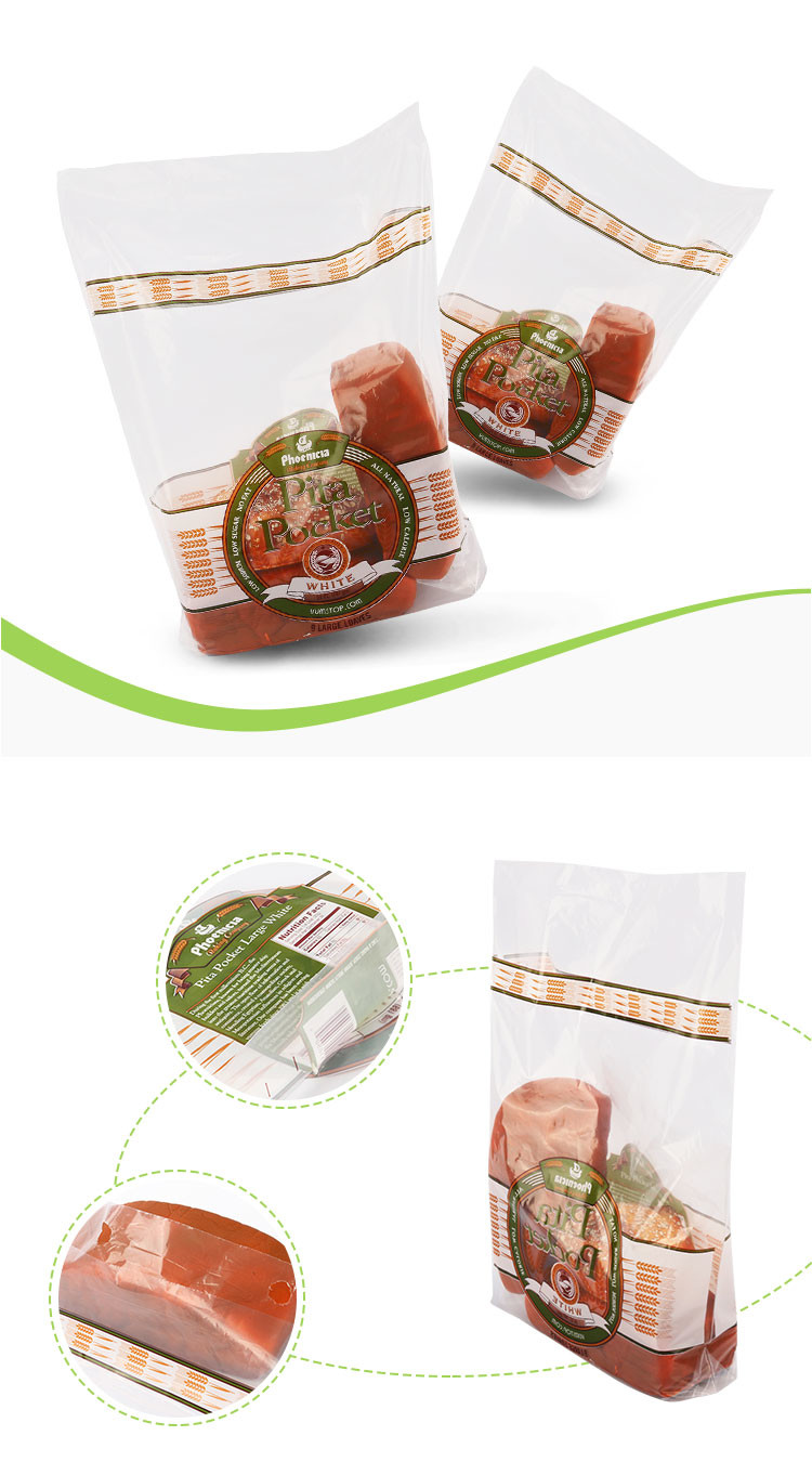 Food Grade Thick 0.05mm Bakery Plastic Bags For Bread Packaging