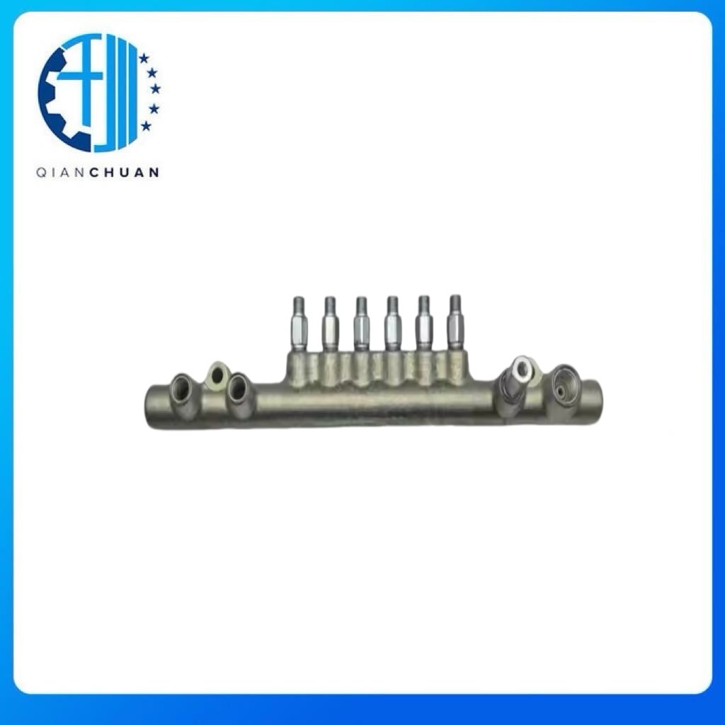 PC400-8 6D125 6D140 6D170 Common Rail Assembly 6261-71-1220 Komatsu Engine Spare Parts