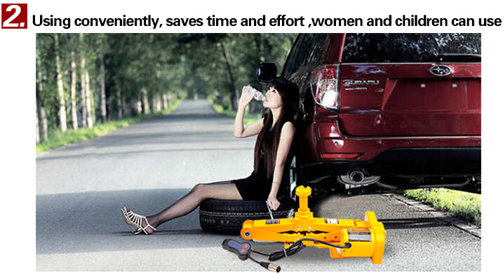 12 VOLTS 2 TON 12 V ELECTRIC AUTOMOTIVE CAR FLOOR JACK 3300LB CAPACITY