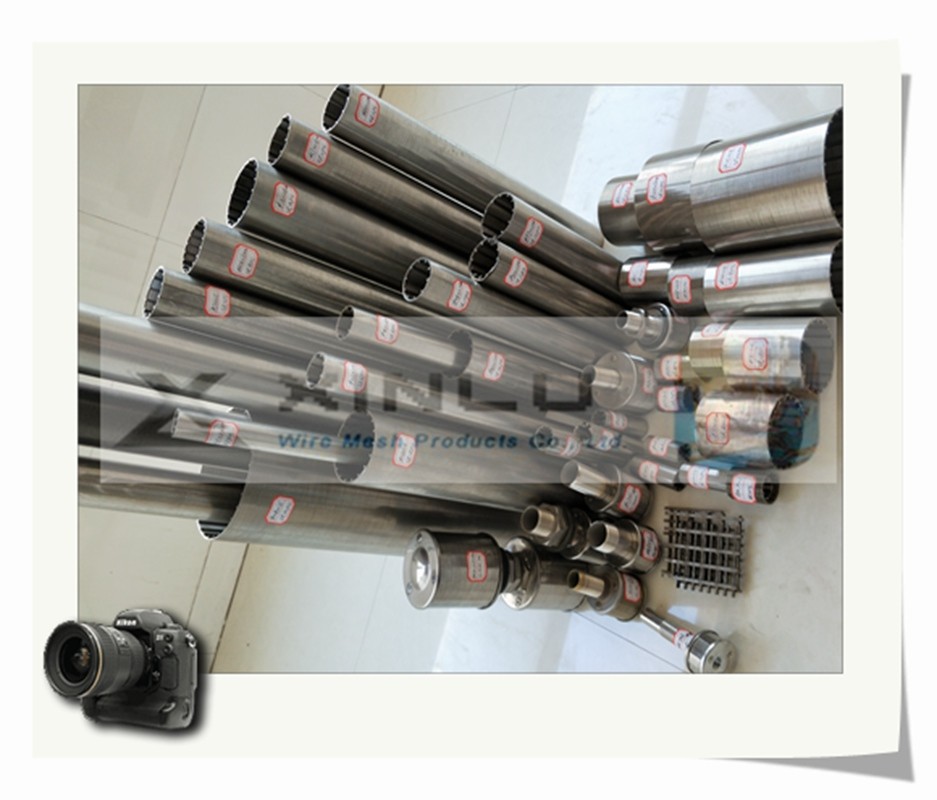 Water Well Wedge Wire Screen Pipe SS201 80mm - 500mm Diameter