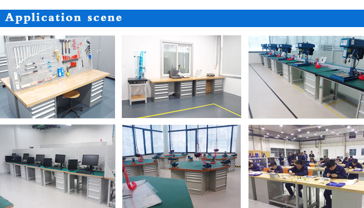 Lighting steel working Esd industrial worktable workbench