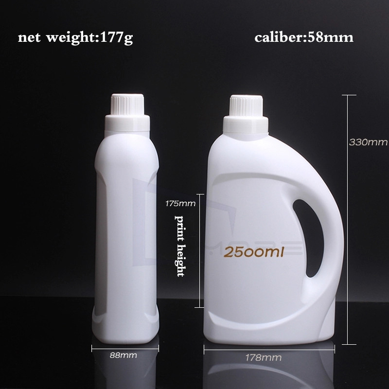 Pantone HDPE 58mm Empty Laundry Detergent Bottles