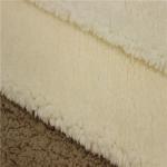 New fashion Weft Knitted Cotton 100% Polyester Sherpa Fleece Fabric Made In