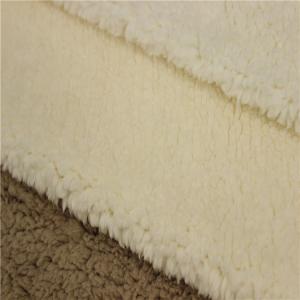 Quality Commercial Suede Sherpa Fur Fabric Bonded With Sherpa 100% Polyester wholesale