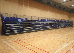 Quality Upholstered Retractable Telescopic Tribunes , Temporary Grandstand Seating Easy Operation wholesale