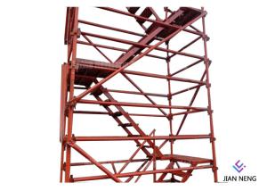 Quality 2500X1200mm Highways Scaffold Stair Tower Good Overall Stability With Twin Guardrail wholesale
