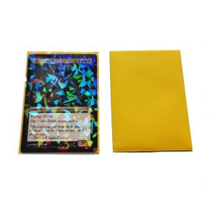 Quality Holo Card Sleeves Pack PP Gaming Supplies With Logo Support​ wholesale