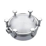 Pressure Round Stainless Steel Manhole Cover 100mm Hight 3mm Thickness