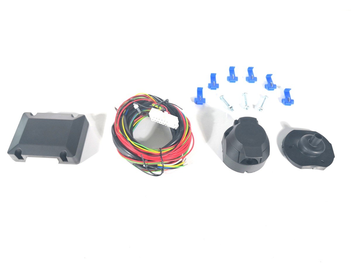 PVC Trailer Wiring Harness 7 Pin Rubber Brass ISO1724 Certification