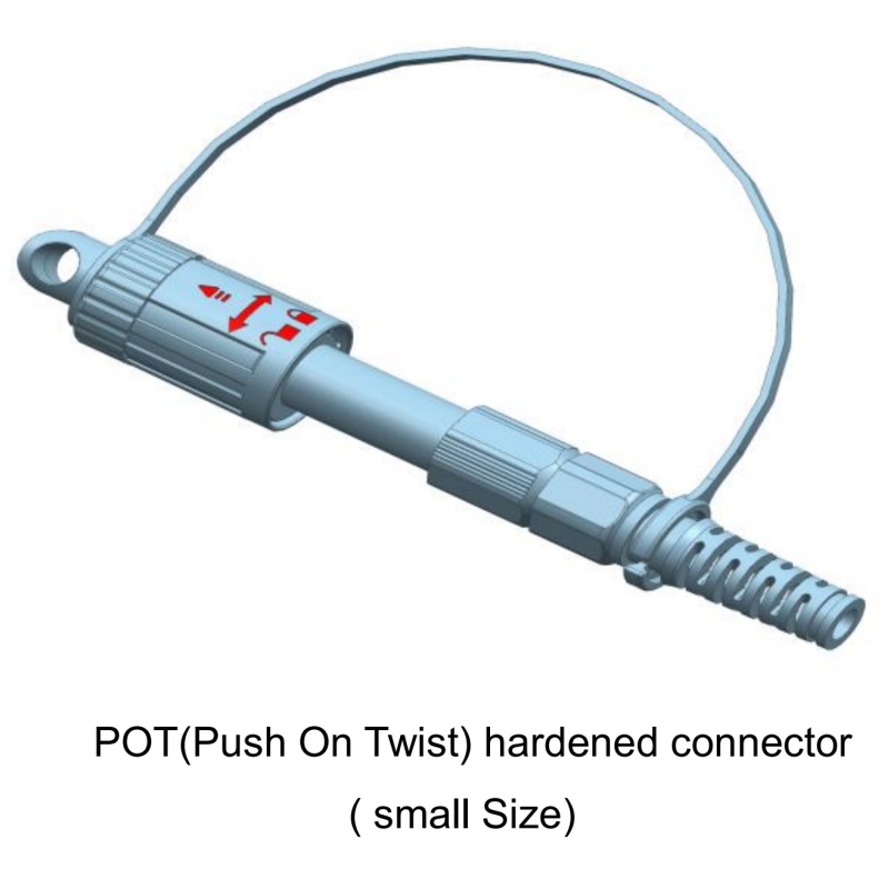 FTTA IP68 Waterproof Cable Connector Slim 9 Compatible with Huawei 9 in 1 FTTA Connector
