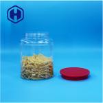 Oval Shaped Clear Plastic Nuts Candies Pepper Cookies Baby Food Jar Screw Top