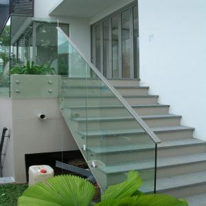 Quality OEM Security Glass Aluminium Railing Channel U Shape For Courtyard Balcony wholesale