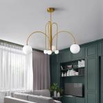Modern Designer Glass Ball Chandelier Lighting For Living Room/Bedroom/Office