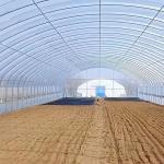JX-A0078 Large Film Solar Greenhouses Steel Structure Single Span Tunnel