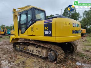 Quality 16 Tons Used komatsu 160 Excavator Crawler Excavator PC160-7 for Sale wholesale