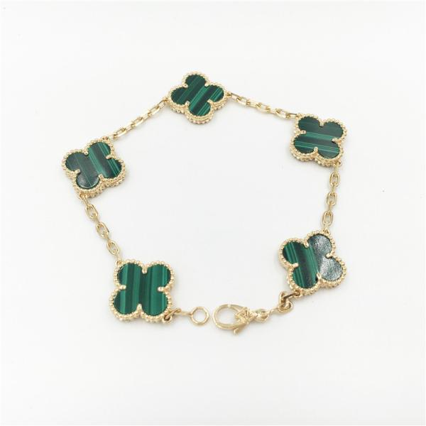 Van Cleef & Arpels Vintage Alhambra bracelet 5 motifs bracelet in yellow gold