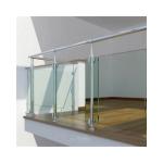 Customized Outdoor Balcony Glass Railing 6mm-15mm Glass Staircase