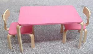 Quality birch bentwood kid/children table and chairs E1 standard wholesale