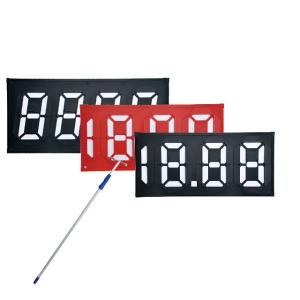 Quality OEM Water Resistant Gas Price Display Magnetic Digital Sign For Gas Station wholesale