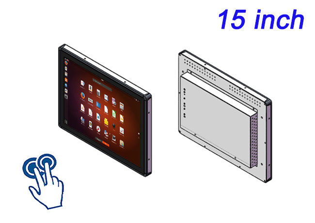 15-Inch Linux Touch Embedded Display for Healthcare Systems, Smart Vending Machines, Transportation Interfaces, and Entertainment Panels