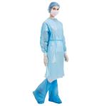 Knitted Cuffs Breathable Isolation Gown