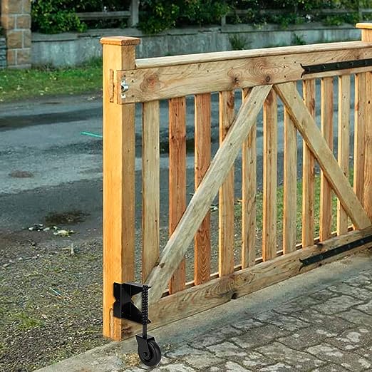 Spring Loaded Gate Caster Wheel Heavy Duty Gate Wheel Gate Fence Support or Wooden Gate