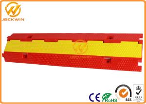 Quality Light Duty Plastic PVC 2 Channel Cable Protector 10 Ton Weight Capacity wholesale