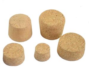 Quality Food Grade Natural Tapered Cork Lid Stoppers Agglomerated wholesale