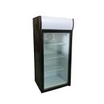 130L commercial mini fridge glass door refrigerate display used beverage cooler