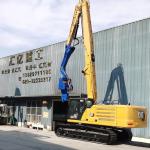 Pile Driving Excavator Boom Arm 2400kg Telescopic Dipper Arm Excavator