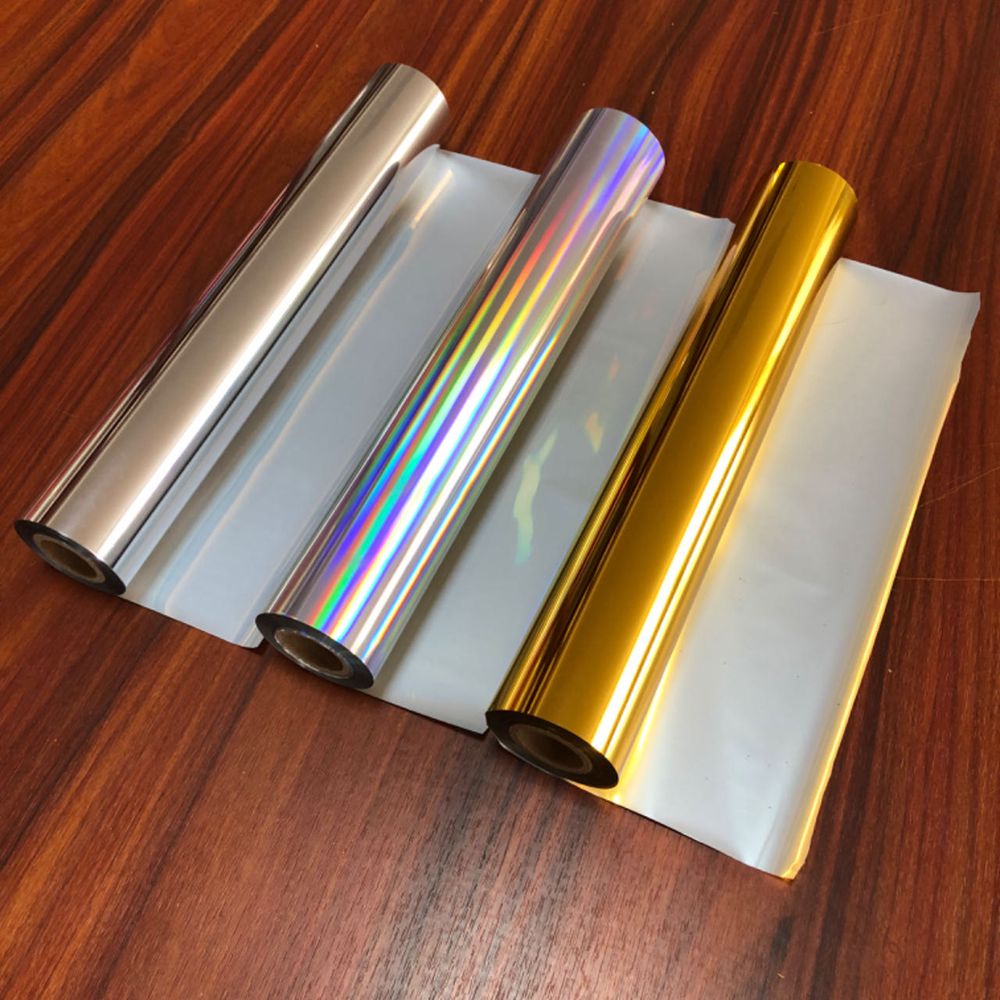 PET Cold Stamping Foil 12 micron Holographic Toner Foil for Paper