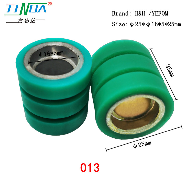 Noise Reduction Rubber Feed Rollers with High Temperature Resistance up to 350 Celsius and High Durability