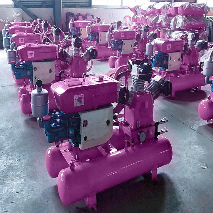 Belt Driven Air Compressor Reciprocating Air Compressor Machine Piston Air Compressor