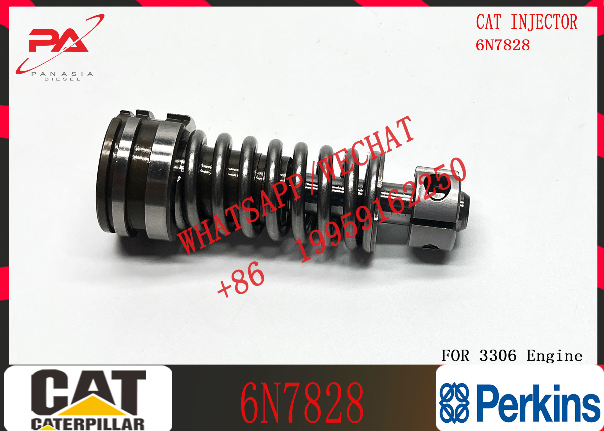 Fuel Injection Pump Plunger CAT Series 6N7828 7W5929 9H5797 4P9830 6N7525 1086633 for CAT
