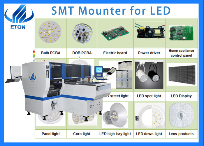 90000cph SMT Pick And Place Machine 24 Heads SMT Mounter LED Production Line