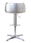 Vintage Tan Brown Leather Counter Height Stools , Kitchen Counter Swivel Stools