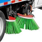 Replaceable Square Street Cleaning Brush Red Sanitation Road Sweeper Brush