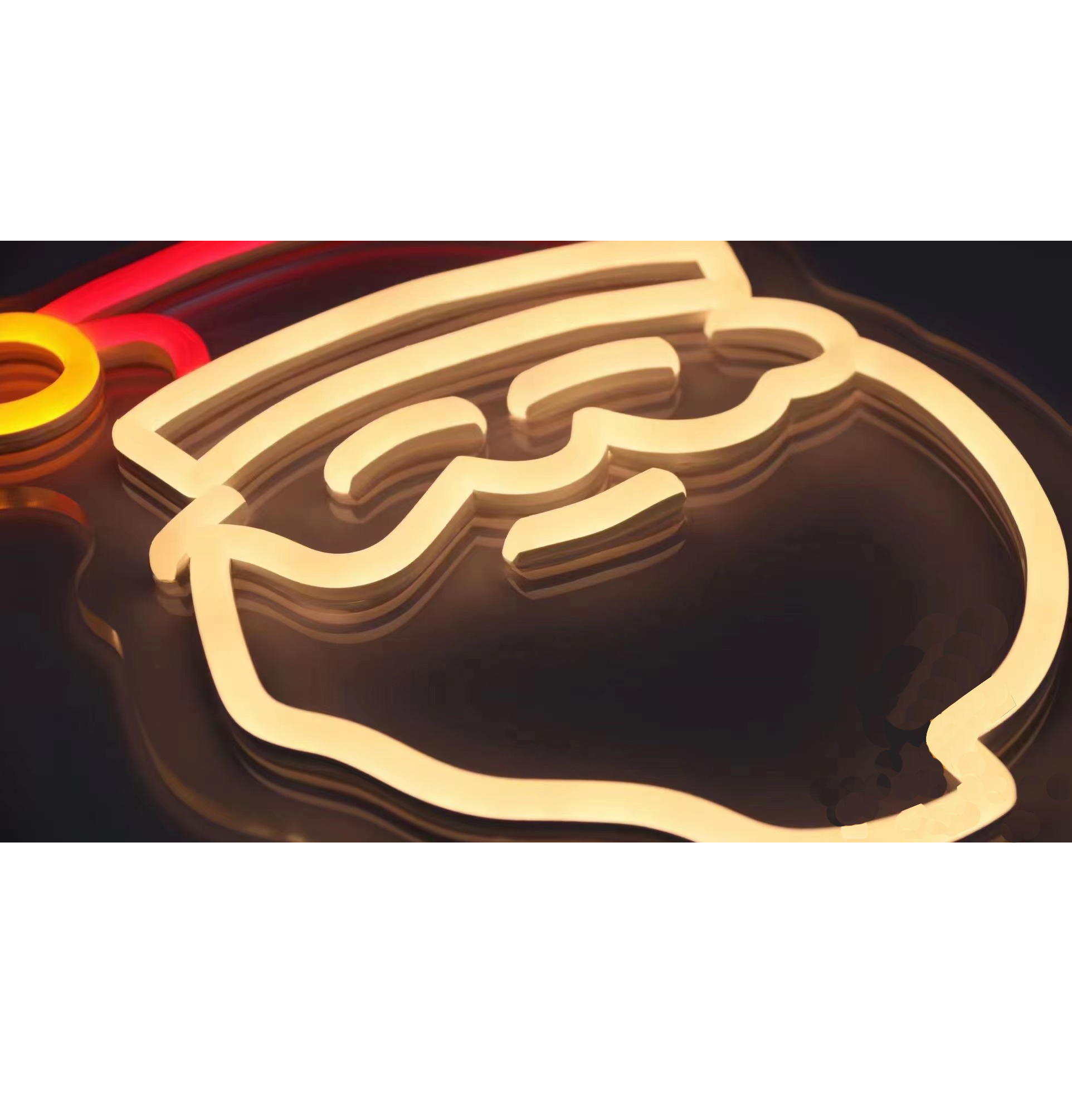 Customization Wedding Decorative Christmas Hat Shaped Led Neon Sign Led Light