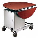 Commercial Room Service Equipments Trolley With Folded Wood Board