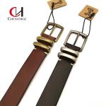 Retro Style Female Leather Belt , Women Genuine Cowhide Leather Belt