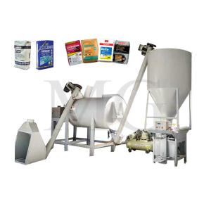 Quality Simple Dry Mix Powder Mortar Mixing Machine Wall Putty Sand Cement Mixer Ceramic Tile Adhesive Glue Manufacturing Plant wholesale