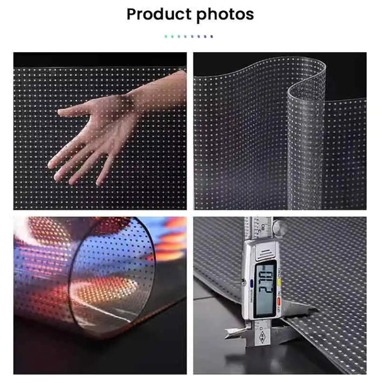 2.5mm Transparent LED Panels , 90% High Transparency See Through LED Screen