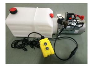 Quality Scissor Lift 12v Hydraulic Power Unit Double Acting 180 Bar Pressure wholesale