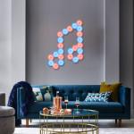 1Watt Remote Control Under Cabinet Light 4000K Honeycomb Wall Lamp