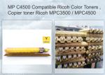 Compatible Aficio MP C4500 Ricoh Toner Cartridge Yellow 888605